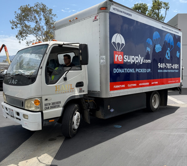 Box truck wrap for Resupply wrapped by Print Signs Wraps, Corona CA